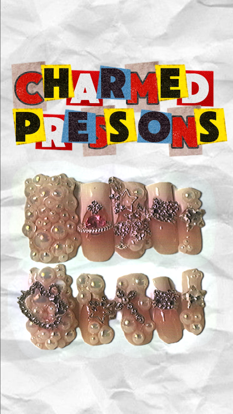 “Hello Bitty” Charmed Press Ons